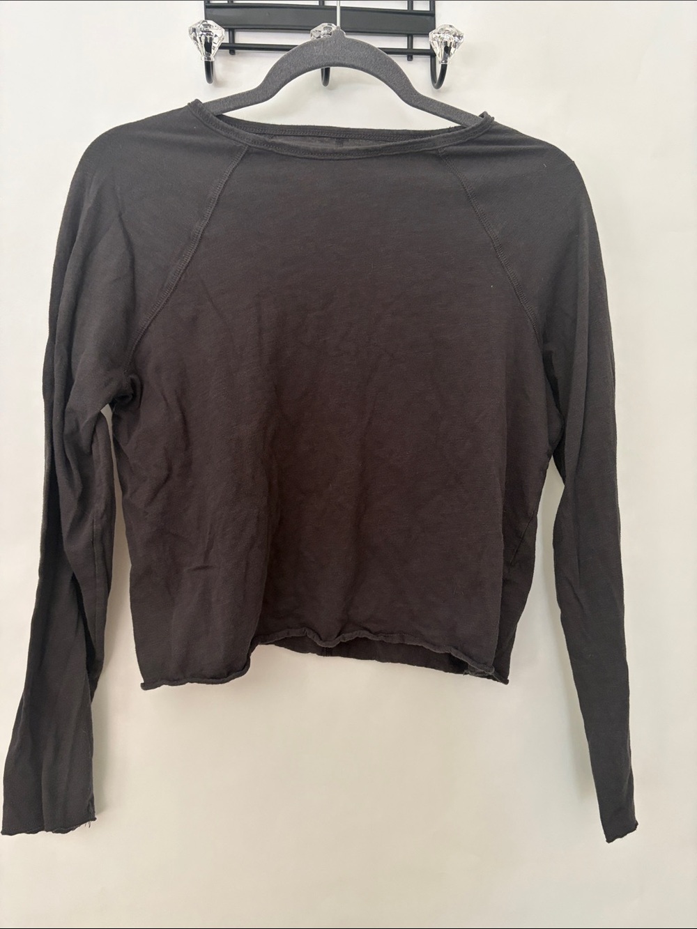 Universal Thread Black Long-Sleeve Crewneck Pullover - Size XS